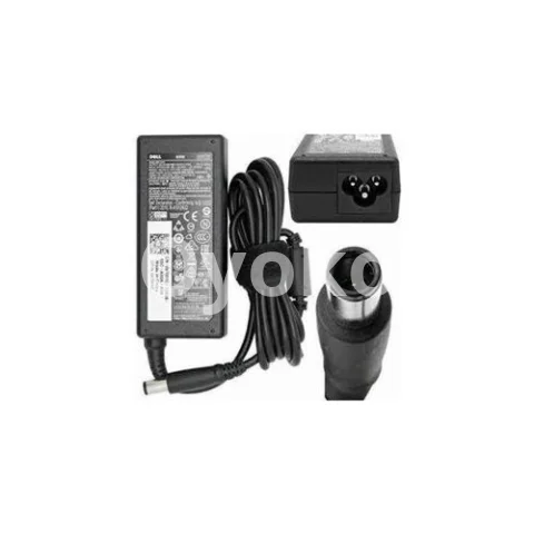 Dell Laptop Charger – 65W Big Pin + UK 3-Pin Power Cable