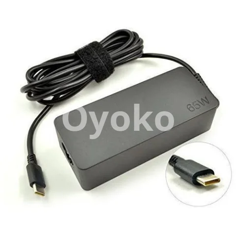 65W USB Type-C Universal Laptop Charger – 20V 3.25A for HP, Lenovo, Acer, Asus, Dell, Toshiba & More