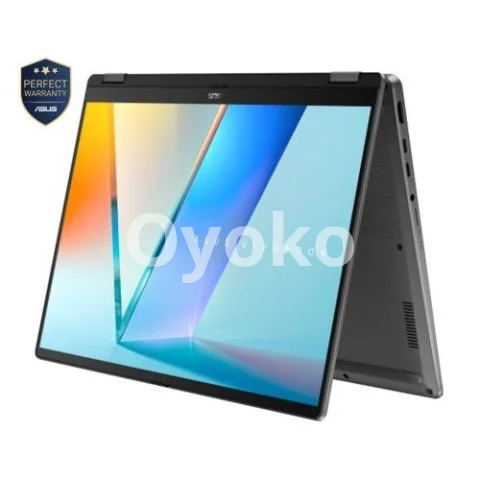 ASUS Vivobook 14 Flip 2-in-1 Touchscreen Laptop – Intel Core Ultra 7 256V, 16GB RAM, 512GB SSD, 14" WUXGA OLED, Windows 11 Home, Stylus Pen